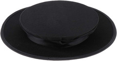 Black Top Hat Magician Collapsible Hat for Kids Teen Boys Birthday Party Comedy