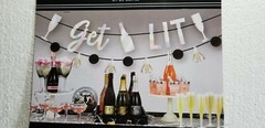 Party «GET LIT» Banner Kit Party Decorations Adult Party FUN Any Occasion