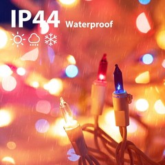 Waterproof Patriotic String Lights – 100 Incandescent Bulbs for Parties