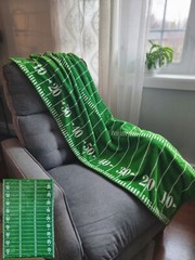 Football Field Plush Blanket Throw 40×67 Super Soft & Cozy