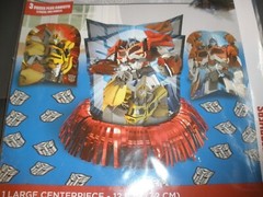 NEW Table Decorating Kit Transformers 3 Pieces