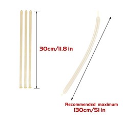 260 Clear Long Balloons for Animals, Thickening Skinny Latex Twisting for Arc…
