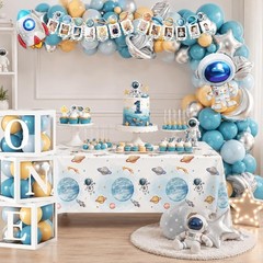 «First Trip Around The Sun» 1st Birthday Decorations Kit NEW