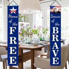 Weather-Resistant Stars and Stripes Banners for Military Homecoming Celebrations