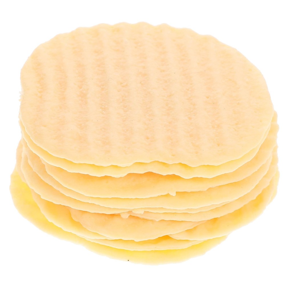 Simulated Potato Chip Props – 10Pcs Realistic Fake Chips for Photography Kitc…