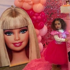 Barbie Head Prop, Doll Party Cutout, Barbie Birthday Party Decorations