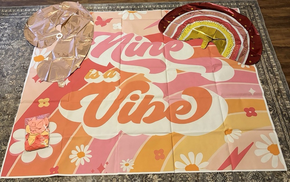 Nine Is A Vibe Party Banner