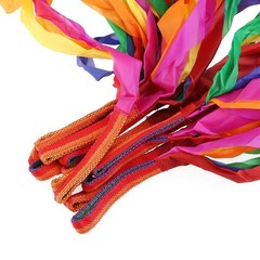 Rainbow Dance Ribbons, 12PCS Rhythm Ribbon Streamers for Kids Children Adults…