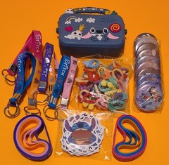 Stitch from Lilo & Stitch Themed Party Pack Favors/Box/Purse/2 Outfits