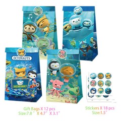 Octonauts Party Decorations Set Balloons Cake Toppers Banner Birthday Gift Kids