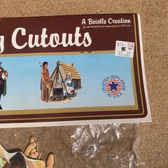 4-16″ Cutouts 2 Side Thanksgiving Beistle 4 Asst Decorations 1990 NOS