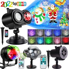 Christmas Light LED Snowflake Holiday Projector Laser Lamp Xmas Party Decoration