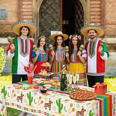 Cinco De Mayo Decorations – Fiesta Mexican Party Tablecloth | Cinco De Mayo Tabl