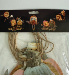 Halloween Garland Banner Pumpkin Face Ugly Scary Decorations Party Hanging New