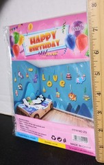 Road Construction Vehicles Happy Birthday Wall Stickers, Desks, Window Clings