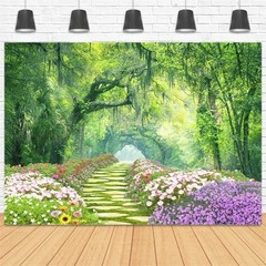Forest Tree Tropical Rainforest Jungle Backdrop Party Photo Background Banner