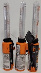 Lot Of 3 CandyRific Ghost &Pumpkin Light Up Blinking Safety Wand Candy Halloween
