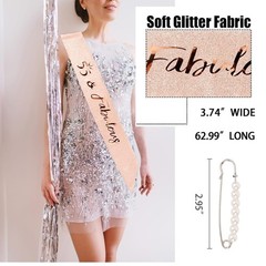 Birthday Diva Set: 55th Crown & Sash – Stunning Design for Fabulous Celebrations