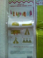 DIY Tissue Paper Tassel Garland for Parties, Birthdays