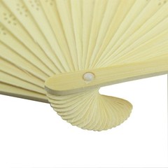 20 Pack Handmade Paper Folding Fans Bamboo Hand Held Fan for Gift Party Favor…