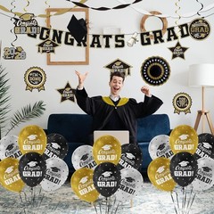 Class of 2026 Graduation Essentials – Black & Gold Theme
