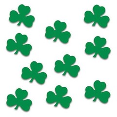 Beistle Green Shamrock Cutouts 10 Piece St Patrick’s Day Wall Decorations