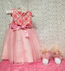 Pretty In Pink Centerpiece For Baby Shower, Birthday, Keepsake Outfit-Unique