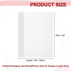 Crepe Paper Roll Crepe Paper Decor 3.3ft Long 20 Inch Wide, White