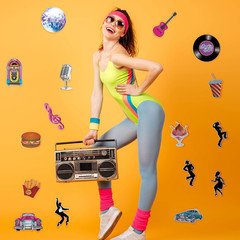 48 Pcs 50’S Rock and Roll Party Decorations Retro Party Decoration 1950S Music R