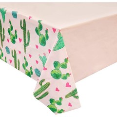 Sparkle and Bash Cactus Birthday Party Decorations 169-Piece Dinnerware Pink