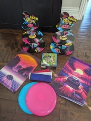 80s theme birthday party decorations lot props cupcake stands posters