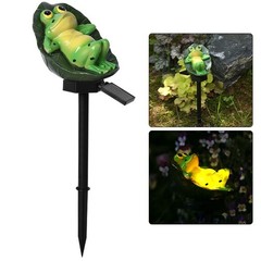 Garden Frog Solar Lamp Perfect for Outdoor Decor and Landscape Illumination