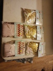 spritz backdrops 2 Count And Garland 3 Count 5 Total Pink Gold Green White