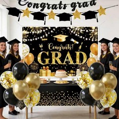 16PCS Graduation Party Decorations and Congratulations Decorations for Gradua