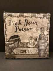Halloween Party Decor Set For 30 Guests – Plates Napkins Sign Bowls Apothecary