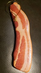 Glass Bacon Christmas Ornament 7×2.5 Inches Food Bacon Lovers