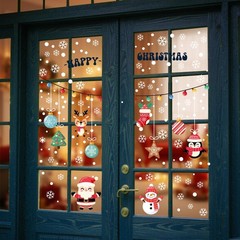 177Pcs Christmas Window Clings Xmas 11 x 8.0 x 0.1 inches, Christmas-c