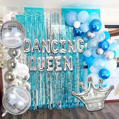 Blue Dancing Queen Birthday Decoration Dancing Queen Party Decorations Mamma Mia