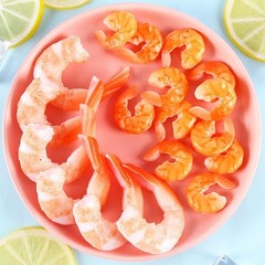 20pcs Artificial Shrimp Figures Simulated Cooked Fake Peeled Shrimp Lifelike …