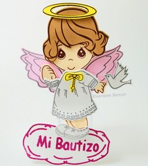 10 PINK FOAM ANGELS BAPTISM DECORATION CENTERPIECE RECUERDOS 9″ TALL Bautizo