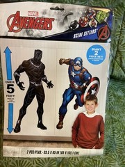 Marvel Avengers Birthday Party Scene Setters Captain America Black Panther NEW