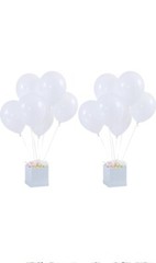 Hot Air Balloon Table Centerpiece (2 or 4 Sets) Purple