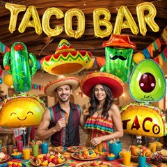 , Cinco De Mayo Decorations – Huge 13 Pcs, Taco Bar Decorations, Fiesta Party…