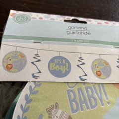 Baby Shower Decorations Garland 7’ It’s A Boy