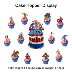 He-Man Party Supplies Set Balloons Cake Toppers Banner Birthday Decor