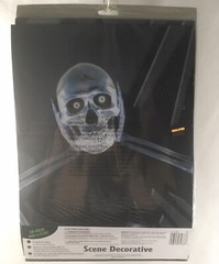 What Lurks Within Skeleton Wall Decorations Halloween House Gothic Scene Setters