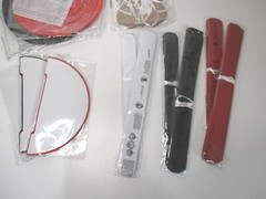 Red White and Black Party Its a Girl Decorations Flowers, Lanterns and Banner