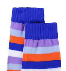 Benefeet Colorful Rainbow Striped Toe Socks – Girls Womens Cute Long Knee Hi…