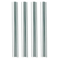 180 Pcs Floral Wire Stems 40 cm Green Iron Wire for Crafting Flower Arrangements