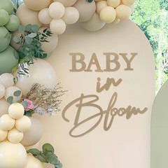 Baby in Bloom Sign, 16”x24” Felt Letter Baby Shower Sign Baby in Bloom Party …